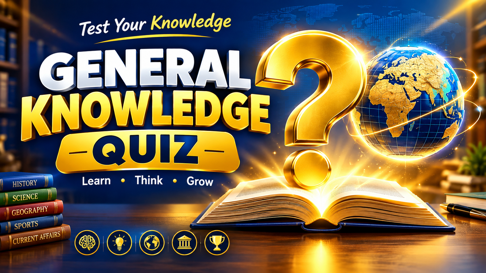 सामान्य ज्ञान के 100 महत्वपूर्ण प्रश्न उत्तर सहित | GK Quiz in Hindi