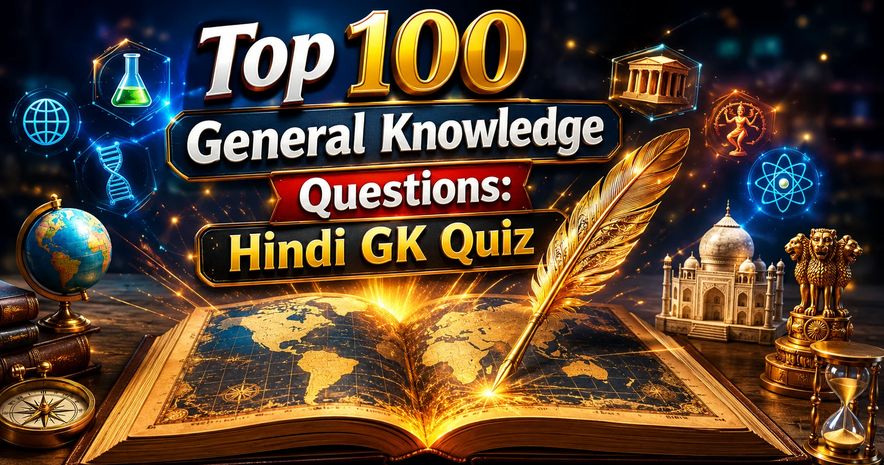Top 100 General Knowledge Questions for exam preparation